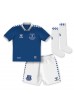 Everton Dwight McNeil #7 Babytruitje Thuis tenue Kind 2023-24 Korte Mouw (+ Korte broeken)